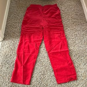 Red Lenin pants